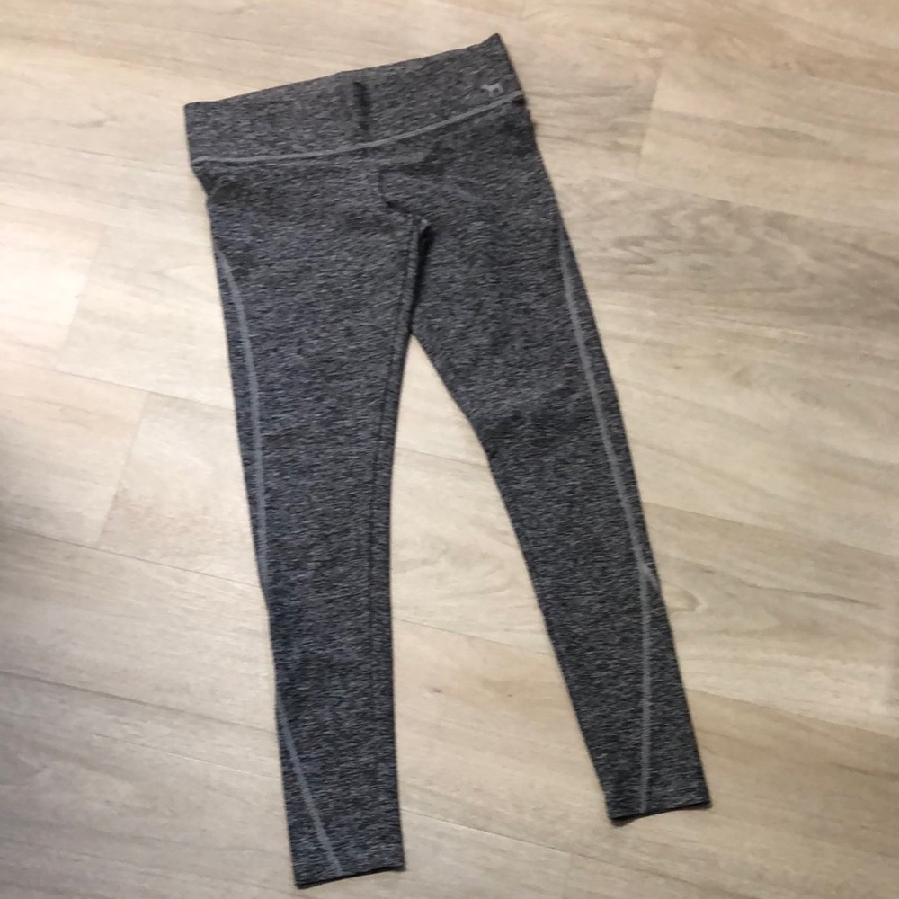 PINK Victoria's Secret Gray Leggings Sleek Performance Bottoms